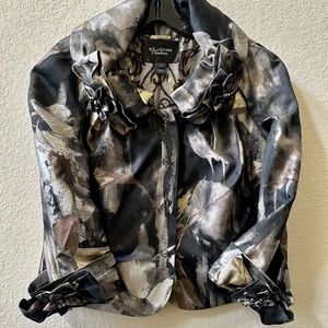 St. John Couture Metallic Jacket